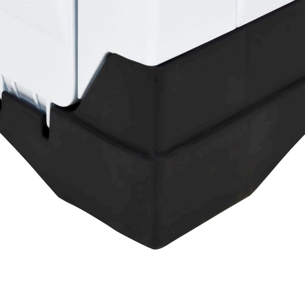 Dog House Blue, White, Black Polypropylene 35.6 x 26.8 x 26.0 in