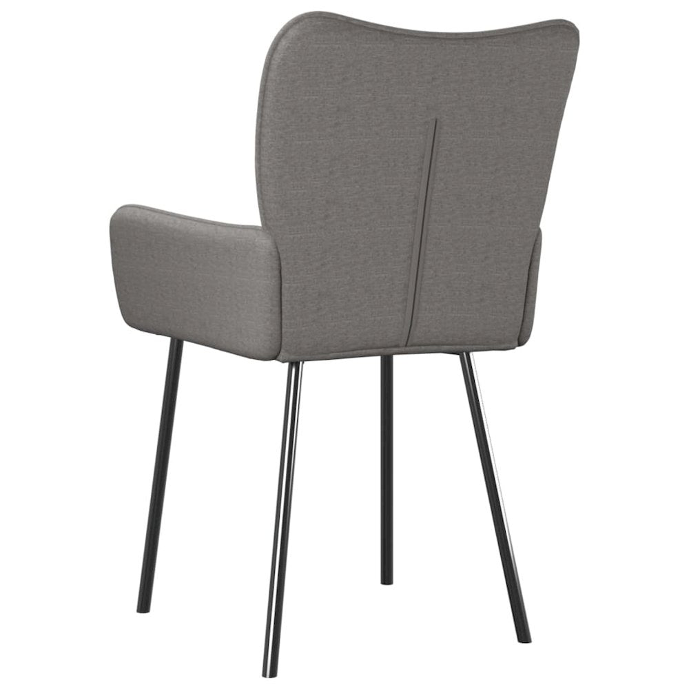 Dining Chair Set of 2 Light Grey