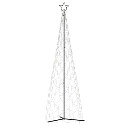 Christmas Cone Tree Warm white Powder-coated steel 3 x 10 ft