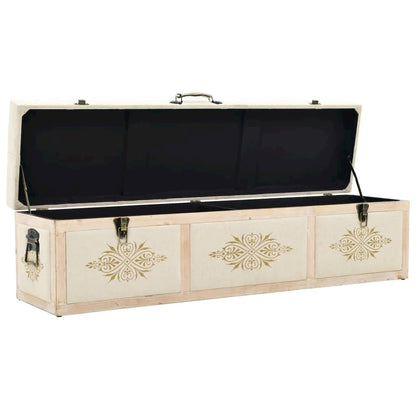 Storage Bench Cream