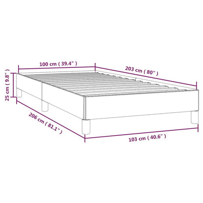 Bed Frame Light Grey