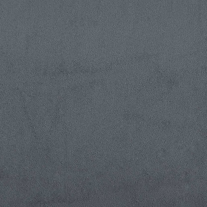 Bed Frame Dark Gray Velvet, Plywood, Engineered Wood Twin XL