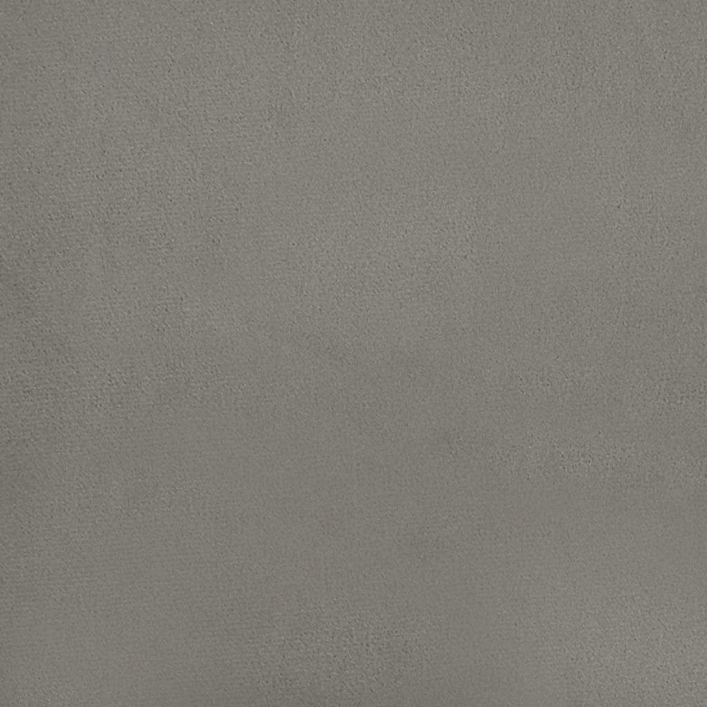 Bed Frame Light Grey Velvet (100% polyester), plywood Full