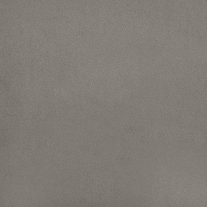 Bed Frame Light Grey Velvet (100% polyester), plywood Full