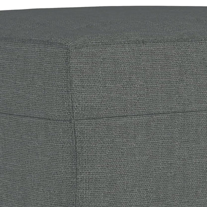 Footstool Dark Grey Fabric (100% polyester), plywood Compact