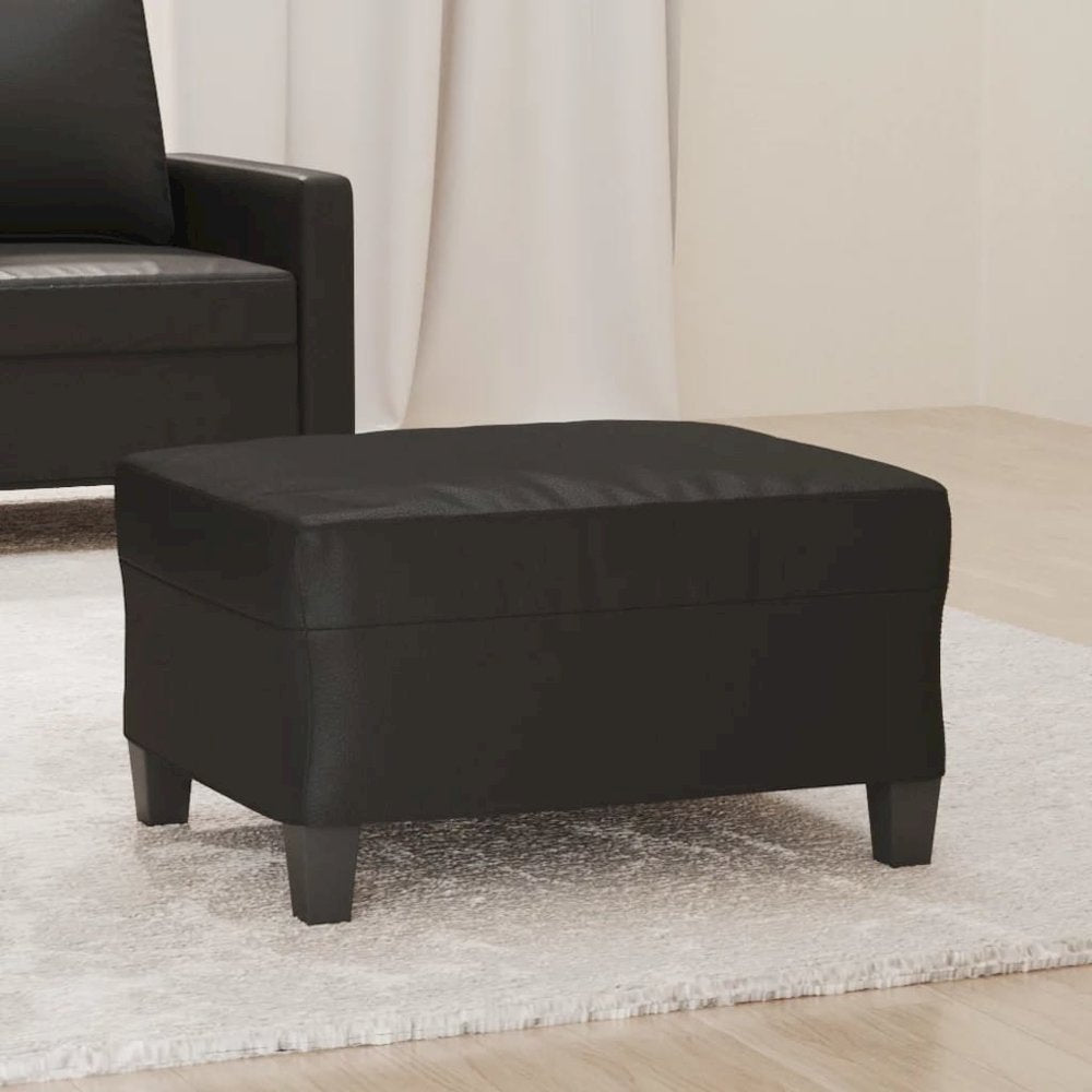 Footstool Black