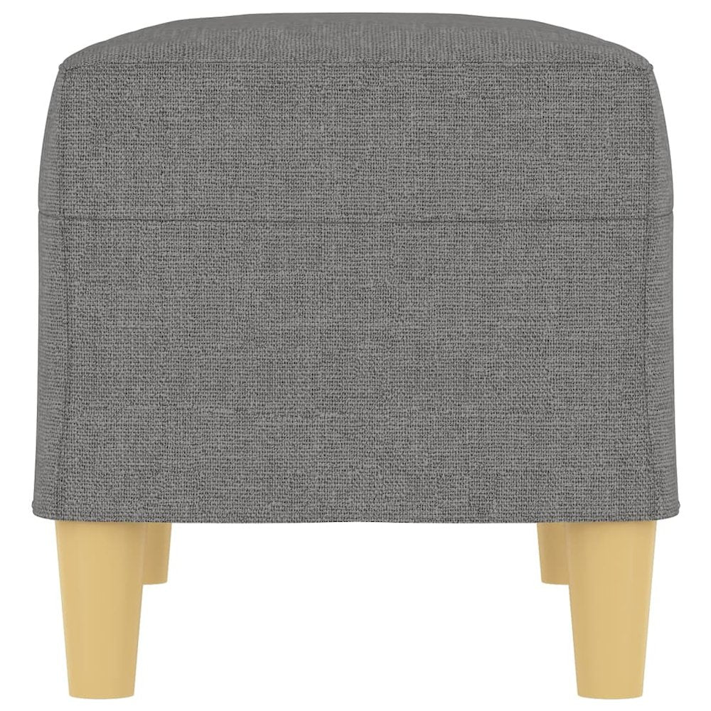 Bench Dark Grey Polyester, Plywood, Foam 27.6 x 13.8 x 16.1 in