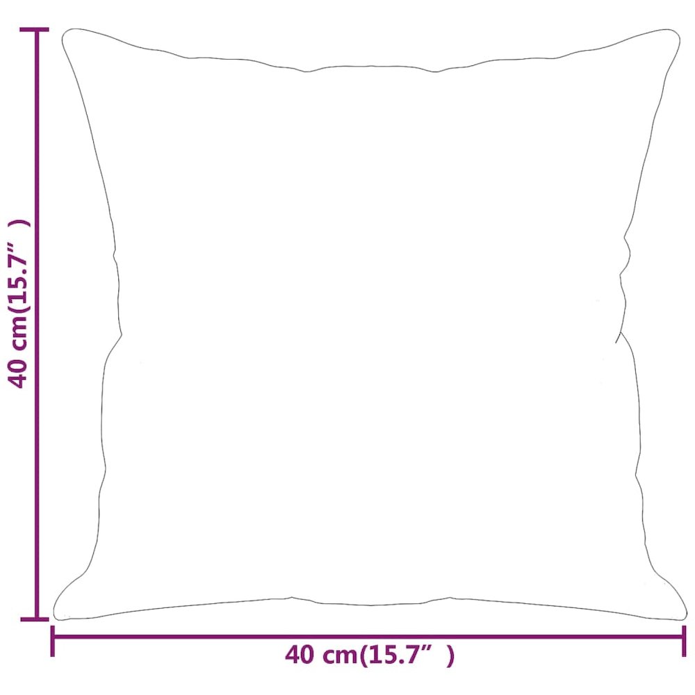 Throw Pillow Light Gray Microfiber Fabric (100% polyester)