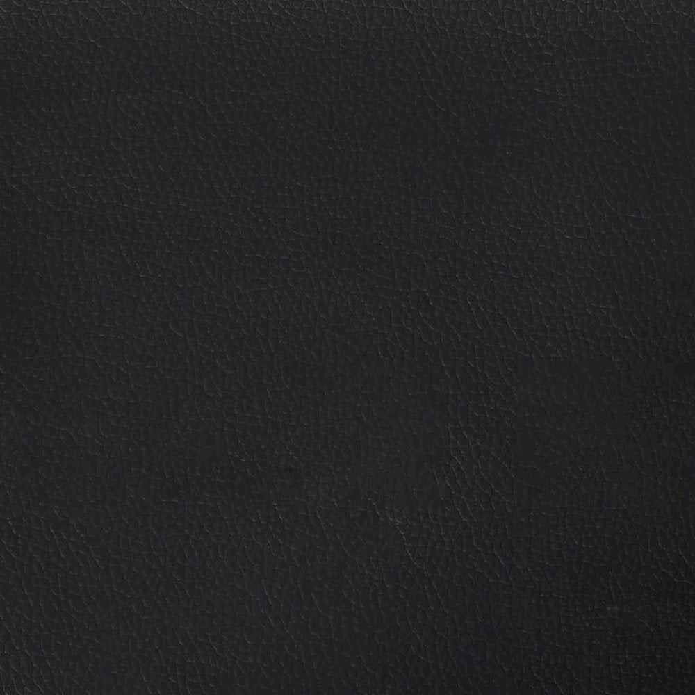 Reclining Office Chair Black Faux leather, Foam, Metal, Plywood