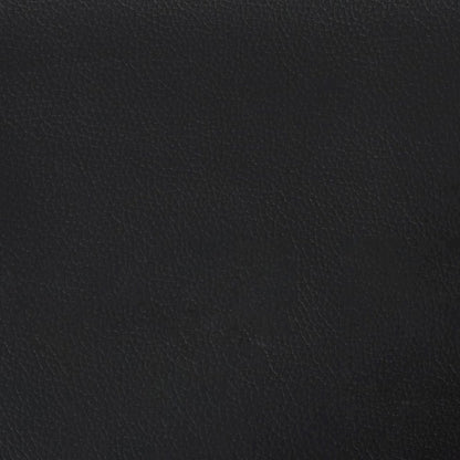 Reclining Office Chair Black Faux leather, Foam, Metal, Plywood