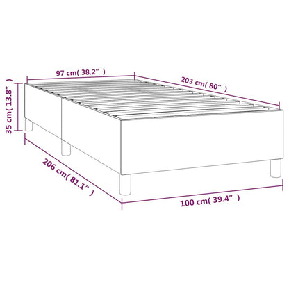 Bed Frame Light Grey