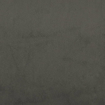 Bed Frame Dark grey Velvet, plywood, engineered wood Queen Modern