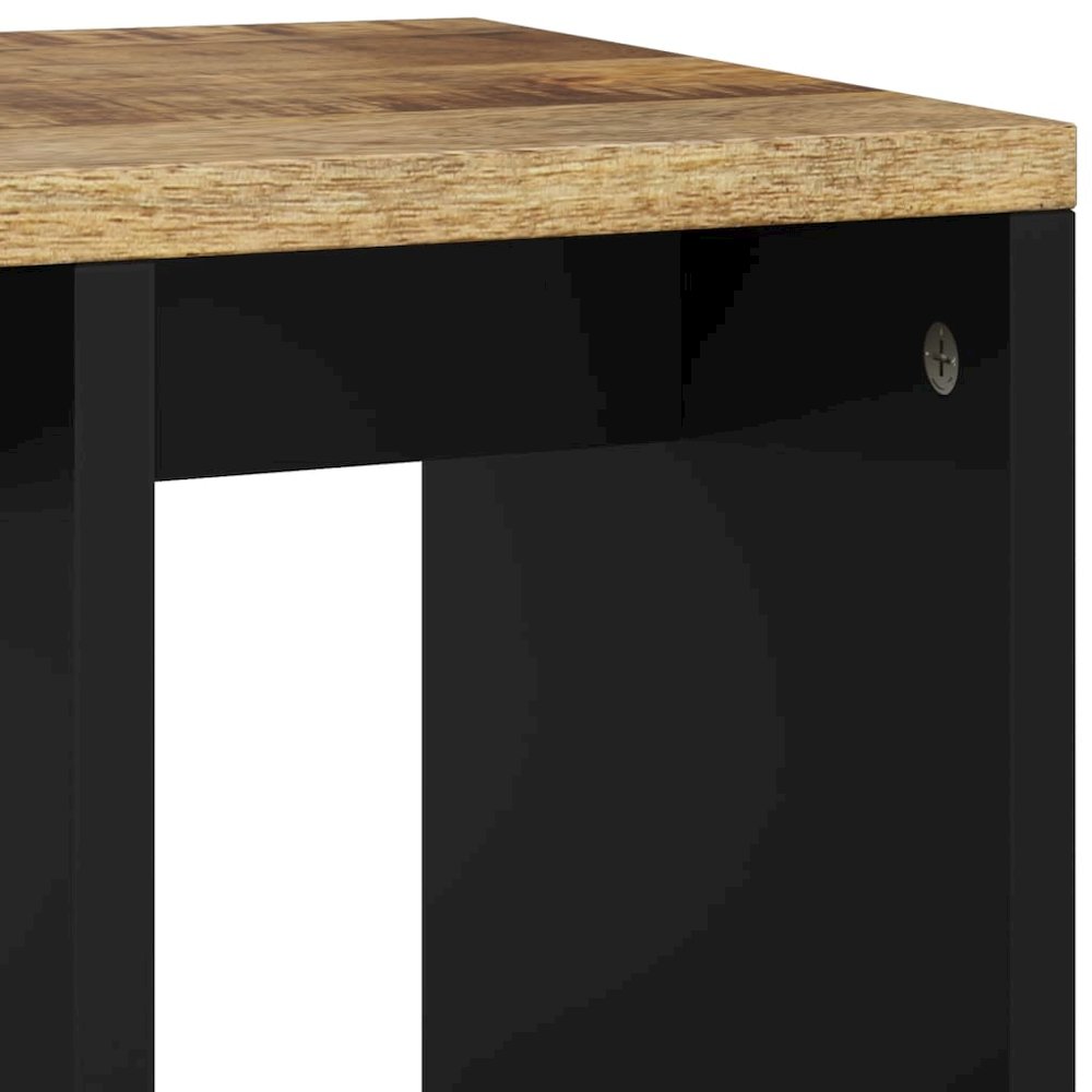 Side Table Natural Mango and Black