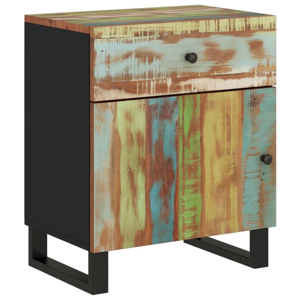 Bedside Cabinet Mixed colors (blue, green, orange)