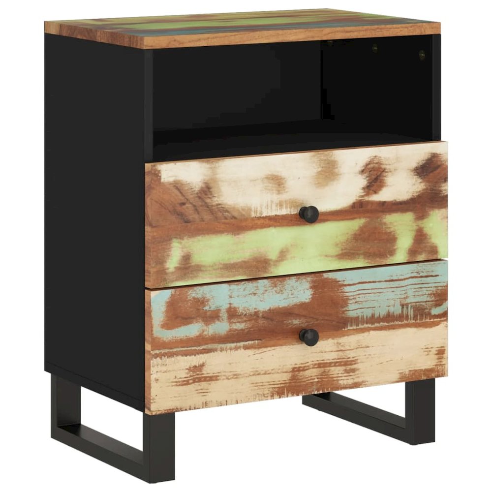 Nightstand Colorful with blue, green, orange, red, pink shades