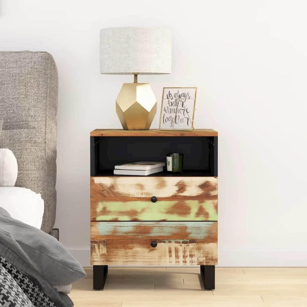 Nightstand Colorful with blue, green, orange, red, pink shades