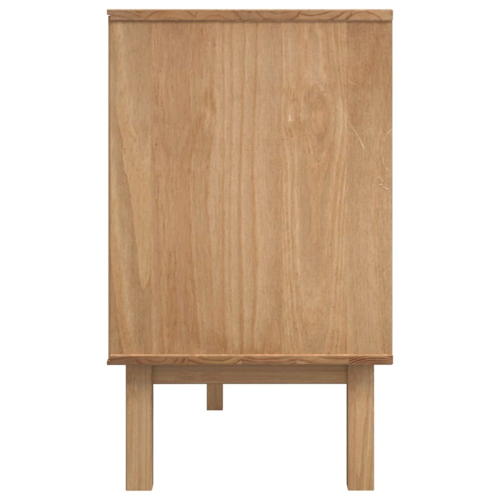 Sideboard Brown and white Solid pine wood, engineered wood Medium