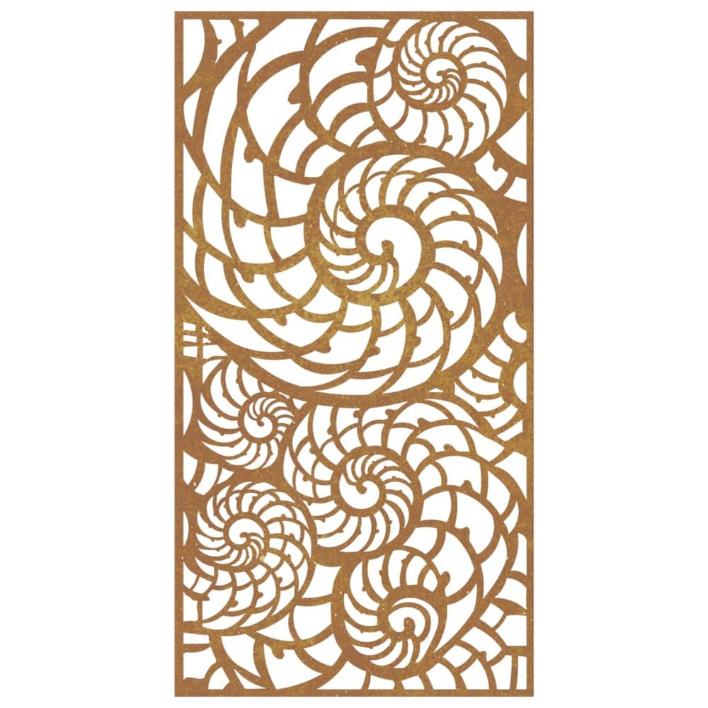 Garden Wall Decoration Rusty Corten Steel 41.3 x 21.7 in