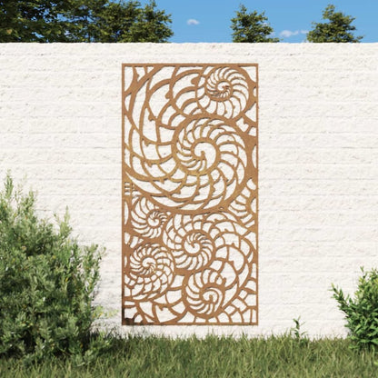 Garden Wall Decoration Rusty Corten Steel 41.3 x 21.7 in