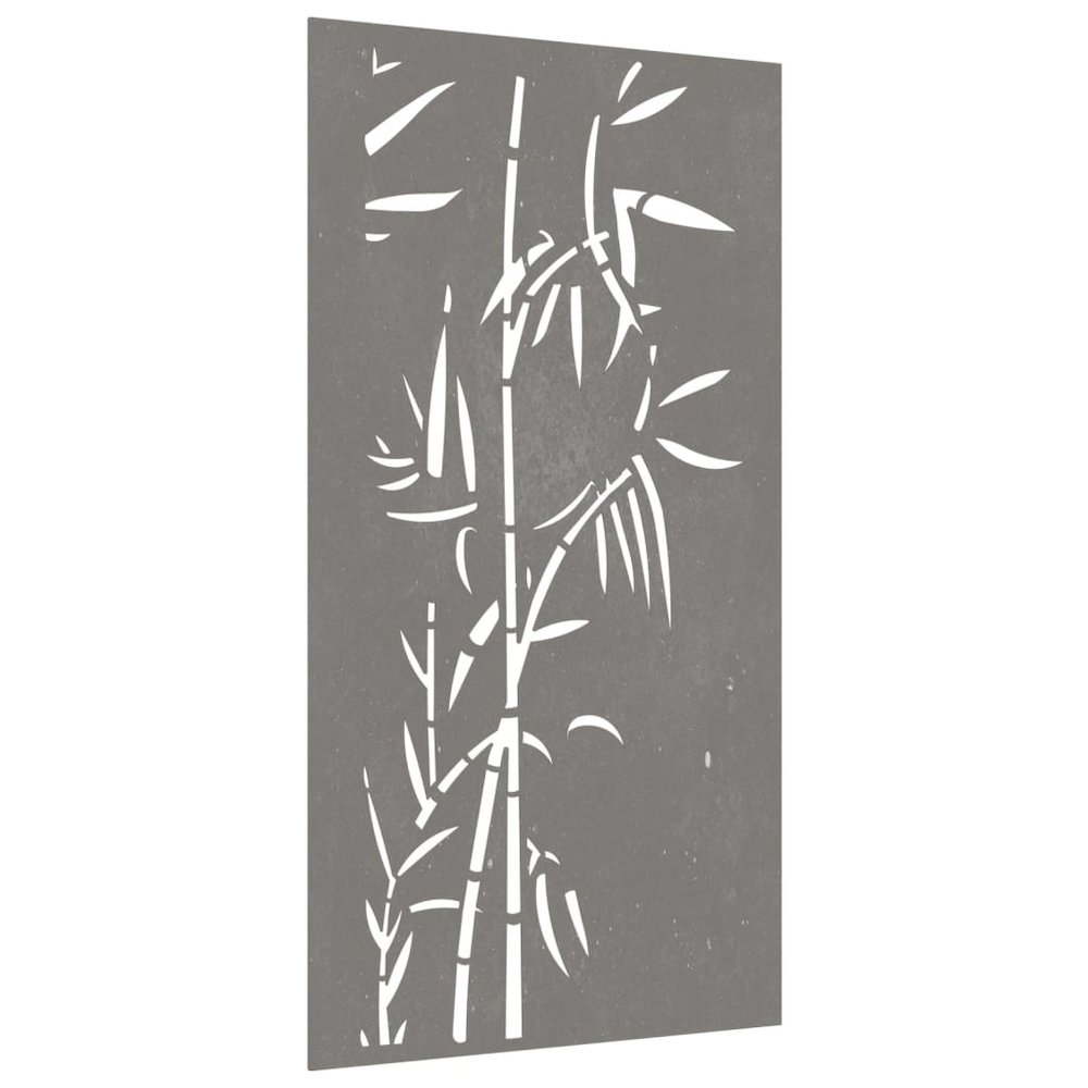 Garden Wall Art Rusty Corten Steel 41.3x21.7 in Decorative Inlays