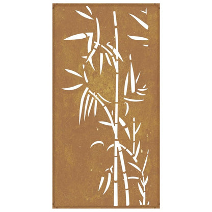 Garden Wall Art Rusty Corten Steel 41.3x21.7 in Decorative Inlays