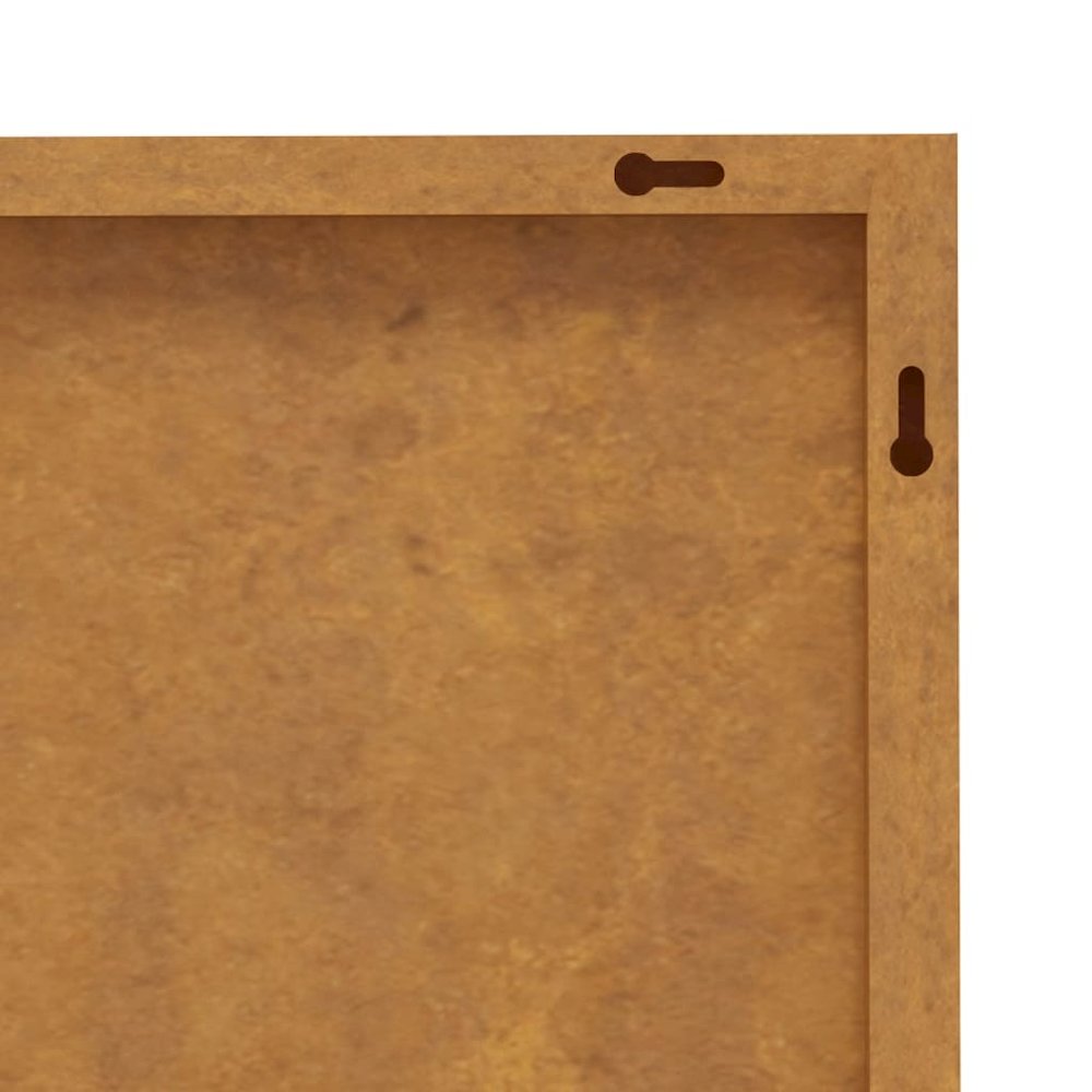 Garden Wall Art Rusty Corten Steel 41.3x21.7 in Decorative Inlays