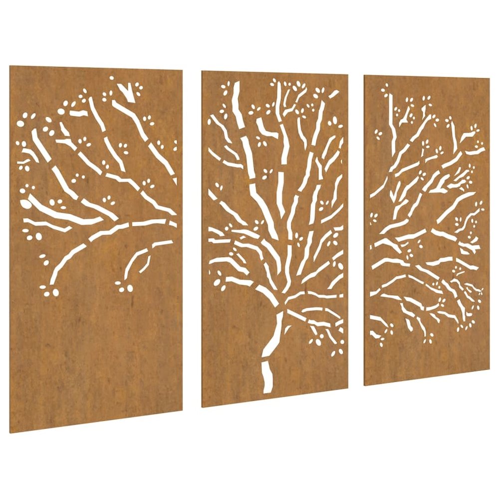 Garden Wall Decoration Rusty Corten steel 41.3 x 21.7 in