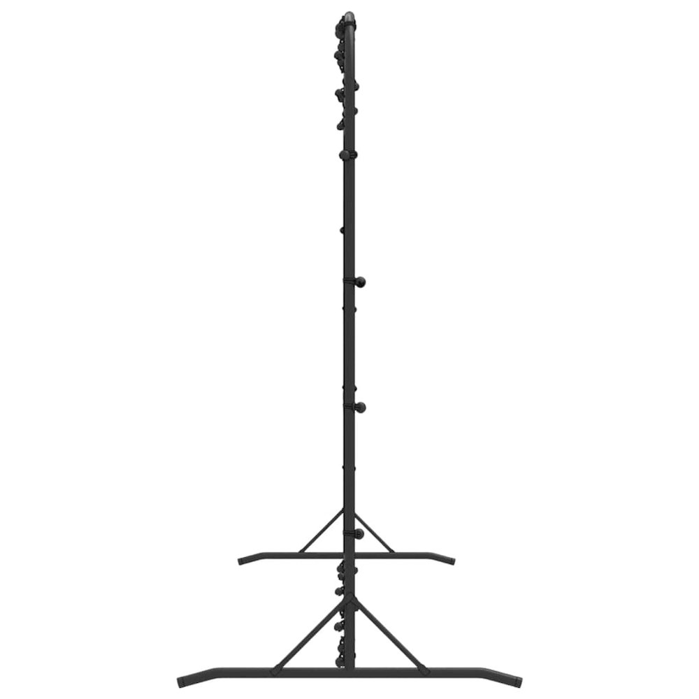 Football Rebounder Net Black 144.1"x35.4"x72" HDPE