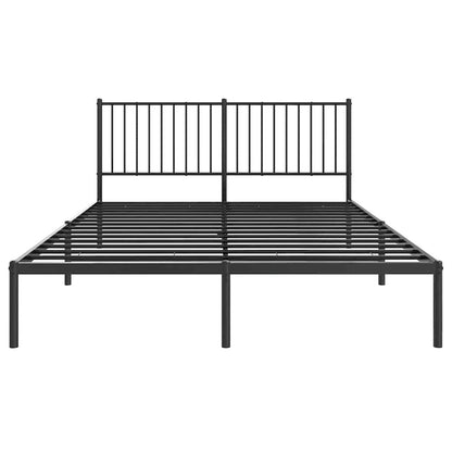 Bed Frame Black Powder-coated steel King Size Bed Frame