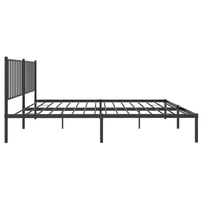 Bed Frame Black Powder-coated steel King Size Bed Frame