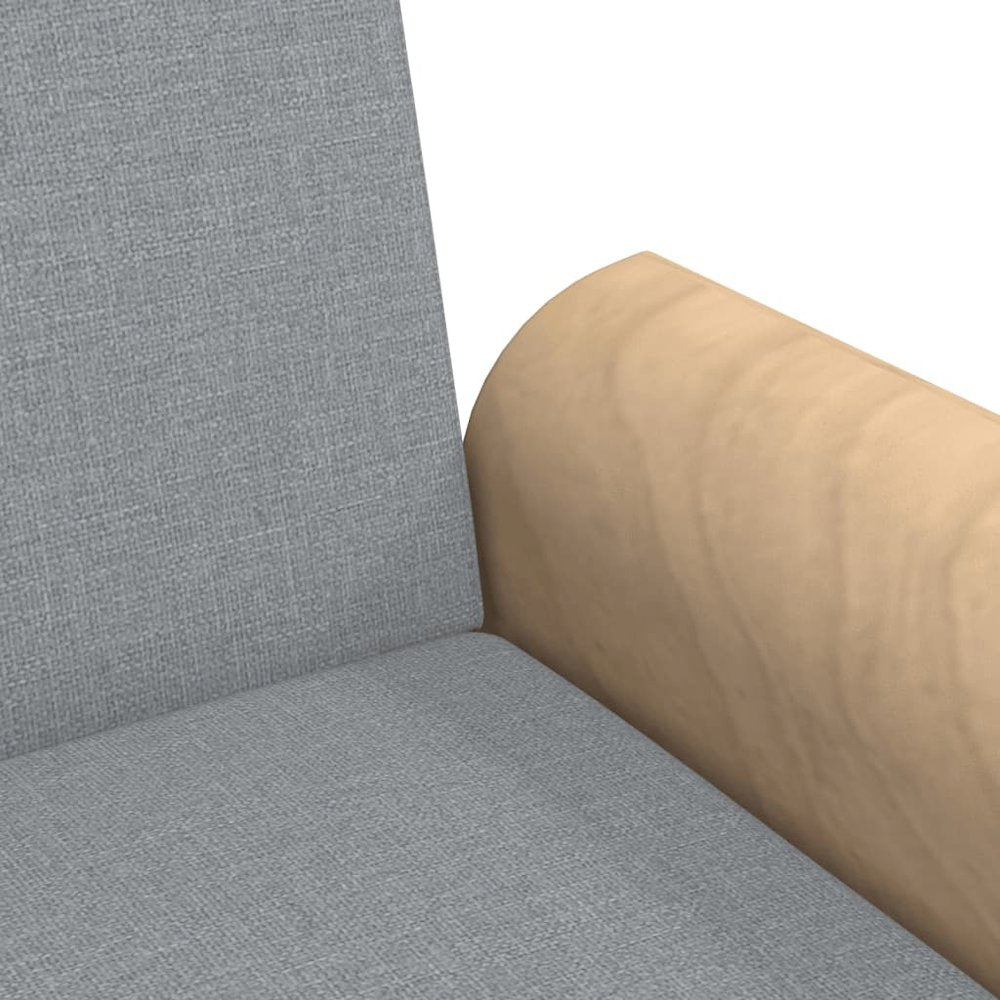 Sofa Bed Light Gray Fabric (100% polyester) Standard Sleeper Sofa