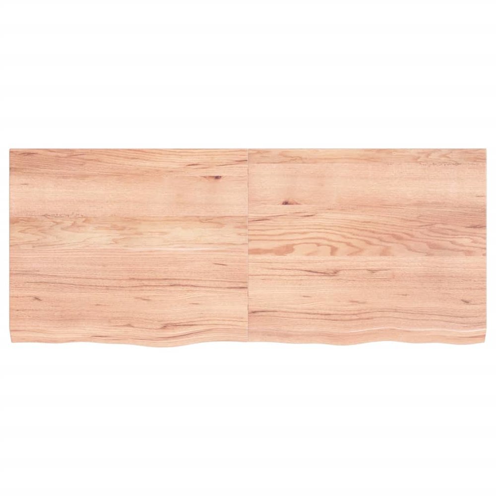 Wall Shelf Light brown Solid oak wood 47.2x19.7 in Foldable