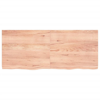 Wall Shelf Light brown Solid oak wood 47.2x19.7 in Foldable