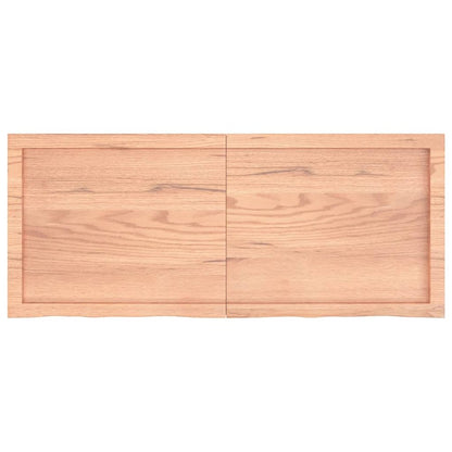 Wall Shelf Light brown Solid oak wood 47.2x19.7 in Foldable