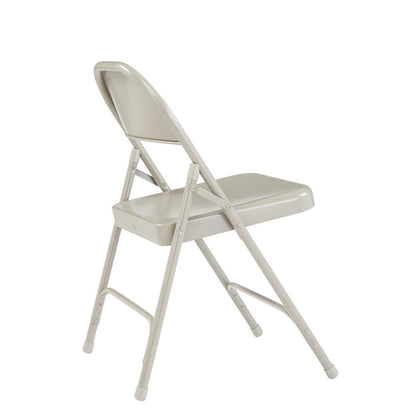 NPS® 50 Series All-Steel Folding Chair, Grey (Pack of 4)