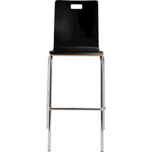 Bushwick Bentwood Stool, Black