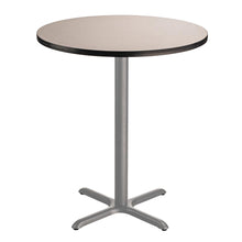 NPS® Café Table, 36" Round, X Base, 42" Height, Particleboard Core/T-Mold