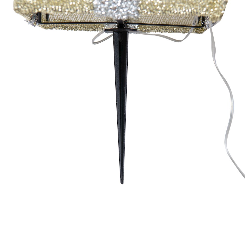 Sunjoy Gift Stack LED Illuminated Planter Spike