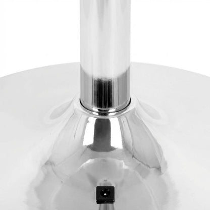 Light Up Adjustable Bar Table with Acrylic and Metal Finish for Modern Bars