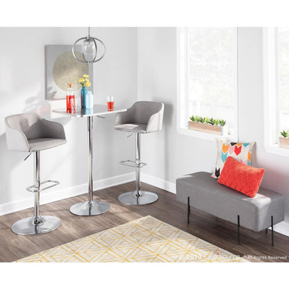 Light Grey Daniella Barstool