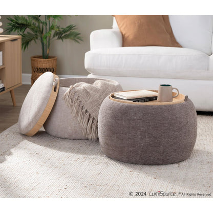 Tray Pouf