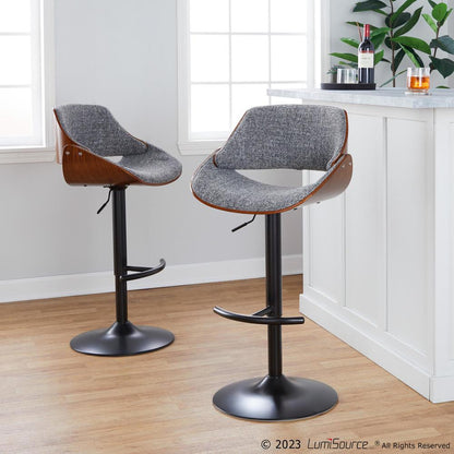 Multi Fabrizzi Adjustable Barstool - Set of 2