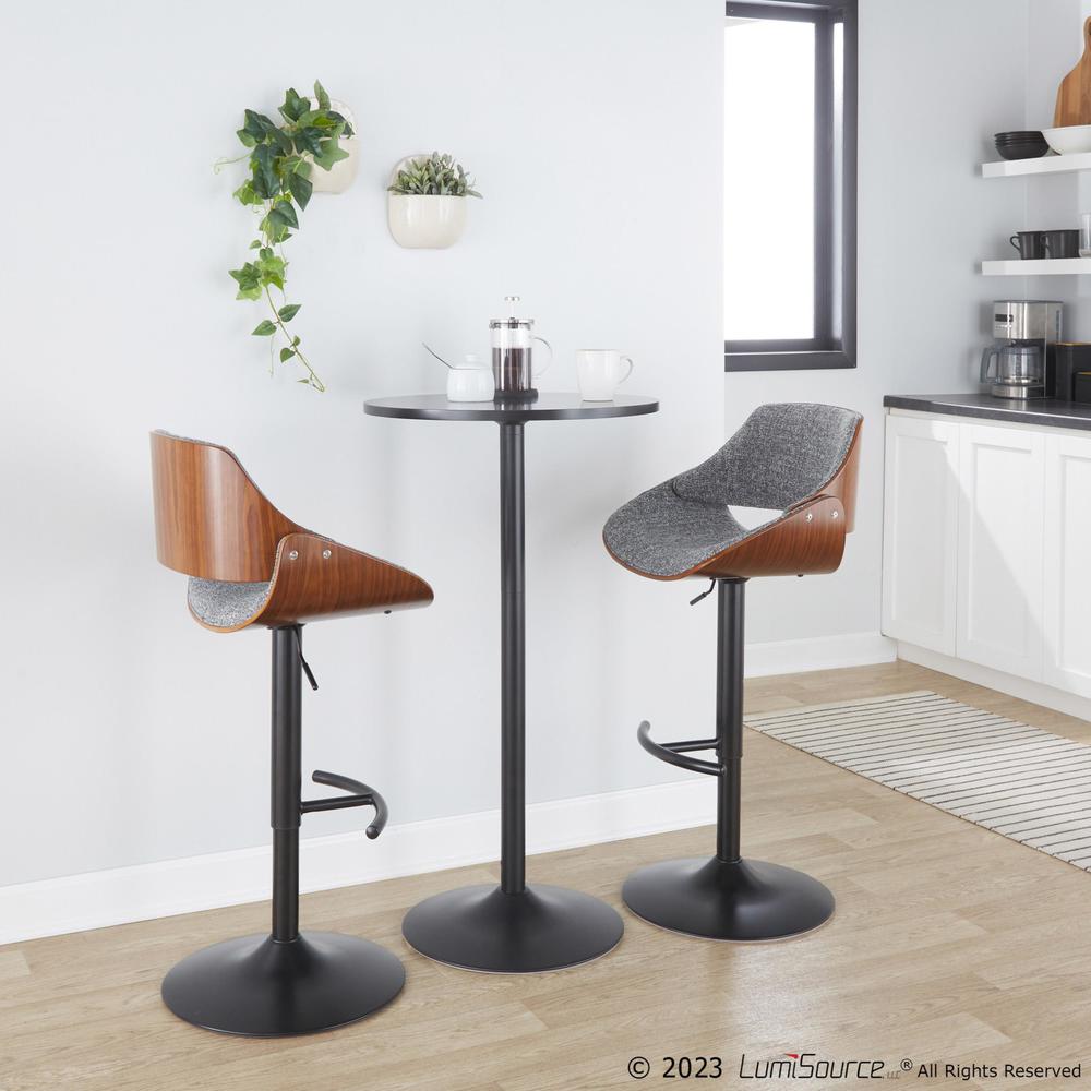 Multi Fabrizzi Adjustable Barstool - Set of 2