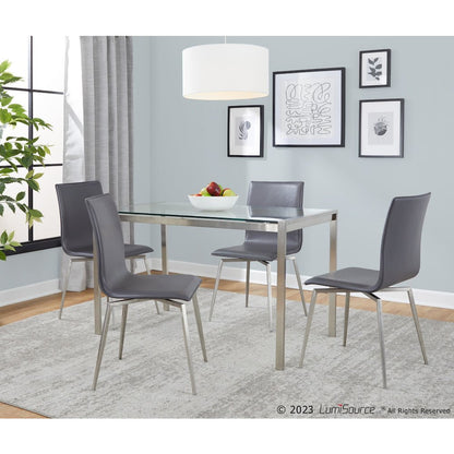 Fuji-Mason Upholstered Swivel Dining Set - 5 Piece