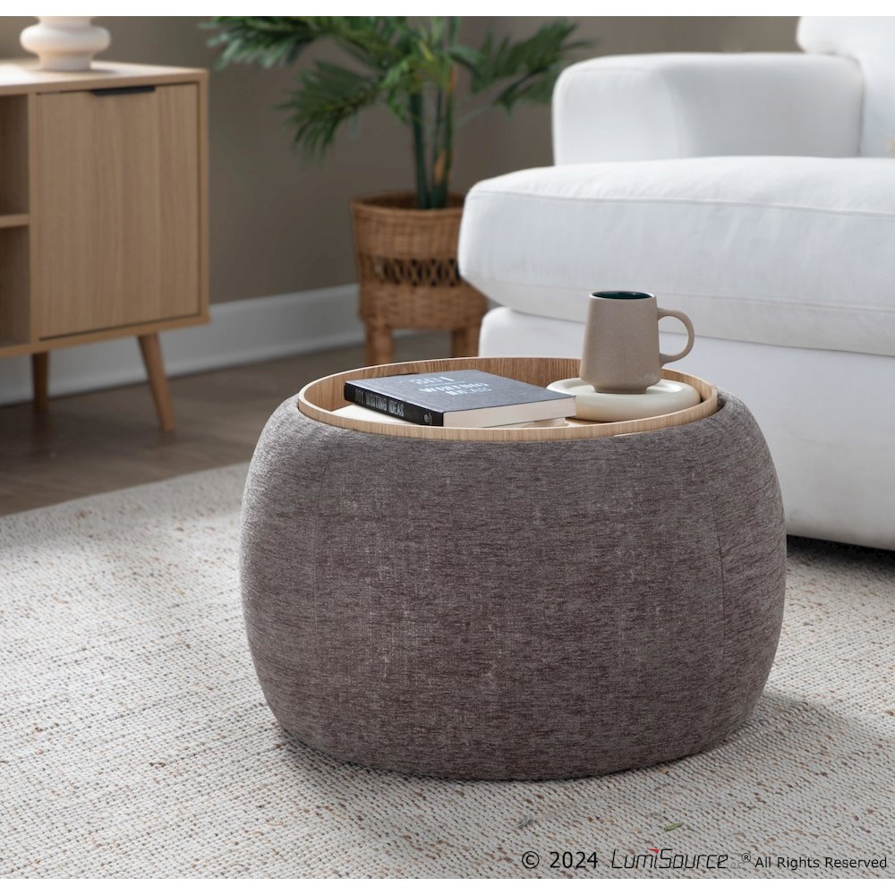 Tray Pouf