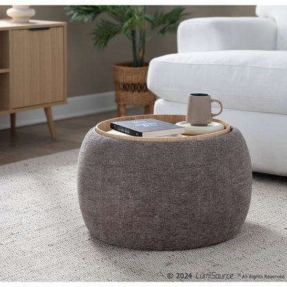 Tray Pouf