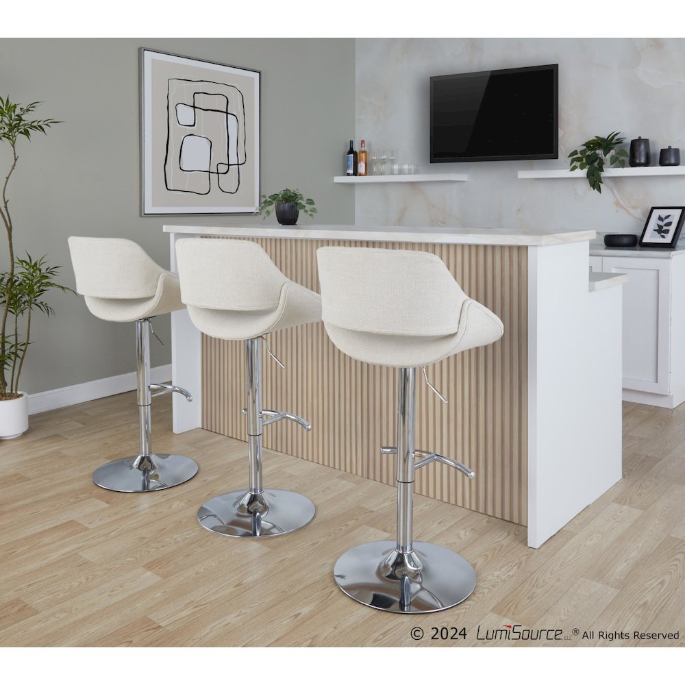 Fabrico Adjustable Barstool - Set of 2