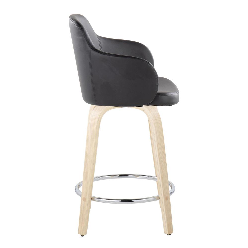 Brown Boyne 24" Fixed-Height Counter Stool - Set of 2