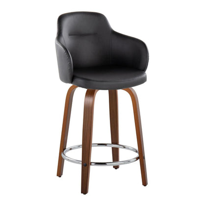 Brown Boyne 24" Fixed-Height Counter Stool - Set of 2