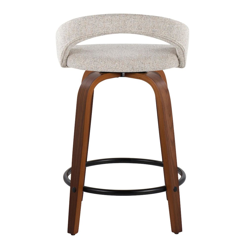 Grotto Upholstered 24" Fixed-Height Counter Stool - Set of 2